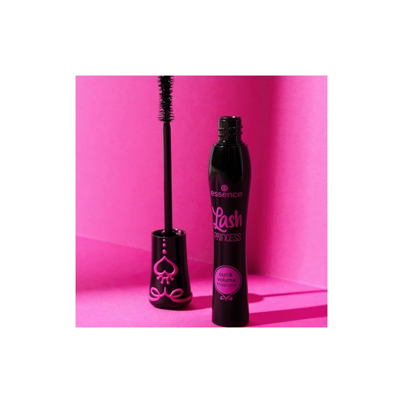 essence Lash PRINCESS curl and volume mascara (Negro, 2 Unidades)