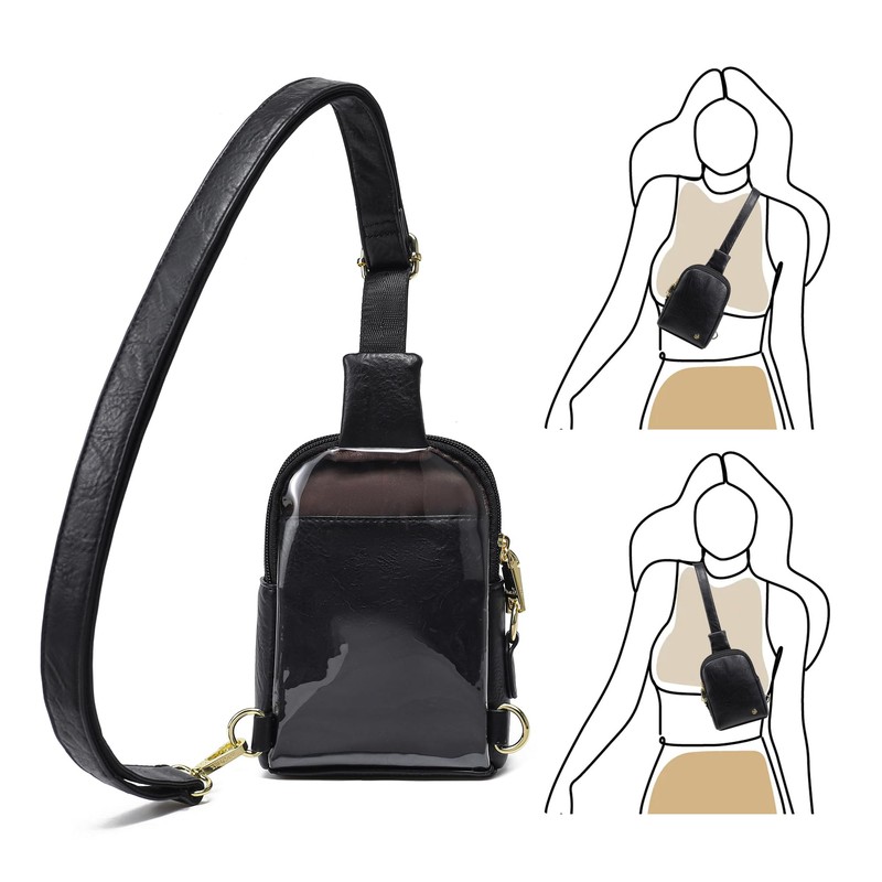 INICAT Sling Bag for Women Touchscreen Small Crossbody Cell Phone