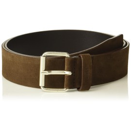 BOSS Suede Belt with Roller Buckle