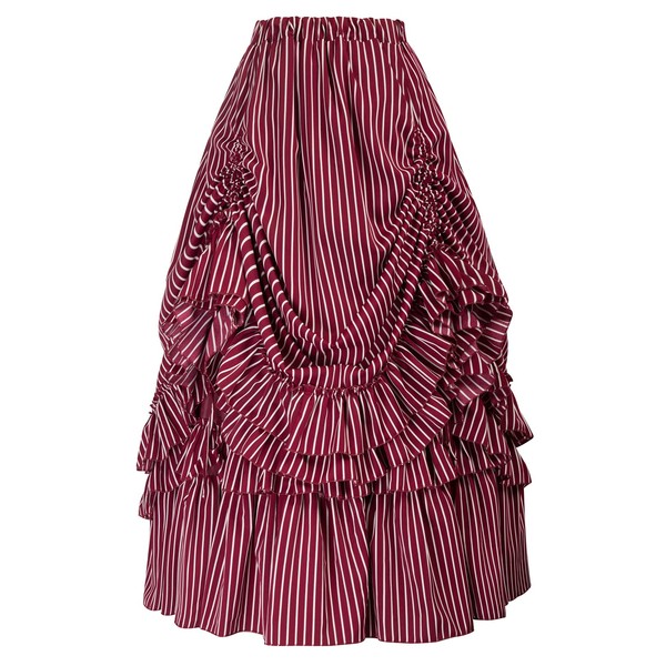 Belle Poque Womens Gothic Lolita Skirt Plus Size Steampunk Victorian