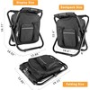 Kikerike Backpack Stool Cooler Chair Heavy Duty 400 LBS Max