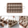 Brownie Pan, Non-Stick Brownie Baking Pan with Dividers, Brownie Cutter,Brownie