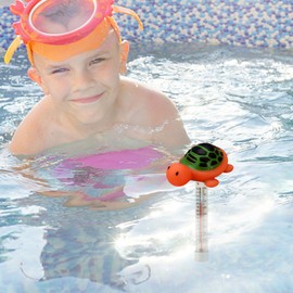 Pool Temperature Gauge Floating,Thermograph for Water | Easy Read Gauge for Water Temperature with String for Outdoor and Indoor Swimming Pools and Spas