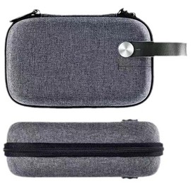 CHEELOM Organizador para Cables Cargadores,Funda de Disco Duro Externo 2.5", Estuche con Cremallera y Bolsillos, para Discos Duros, Cables USB, Auriculares, Móviles, Cargadores Gris