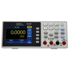 Multímetro Digital XDM1041, Multímetro de Escritorio de Alta Precisión de 55000 Recuentos con Pantalla LCD de 3,7 Pulgadas, Multímetro de Banco,...   