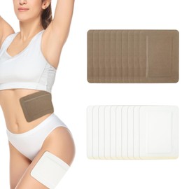 20 PCS Self Adhesive Castor Oil Pack Wrap Organic, 5.91"x7.87" Castor Oil Patches Pads for Liver Stomach Knee Feet, No Wash, Anti Leakage, Portable Caster Oil Wrap (Oil Not Included)