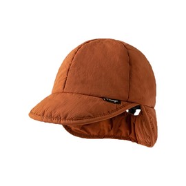 YAMEE Winter Hat for Women with Ponytail Foldable Ear Flap, Baseball Cap Winter Men's Warm Cold Proof Baseball Cap Women's Windproof Retro Baseball Cap Unisex Adjustable Hat for Running Golf, brown