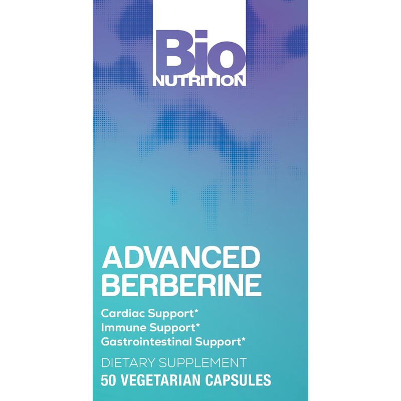 Bio Nutrition Advanced Berberine 50 Vegetarian Capsules | 1,200 Milligram