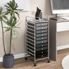 RELAX4LIFE Craft Organizers and Storage Cart - Rolling Cart with