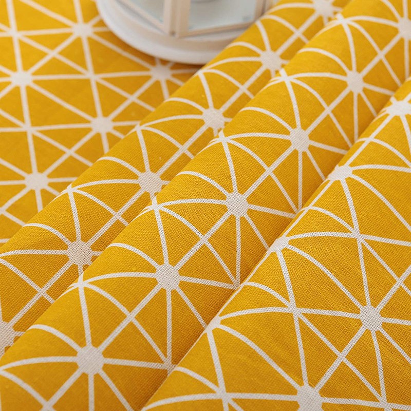 NATUCE Round Tablecloths, 150 cm Simple Tablecloth Dustproof Cotton Linen