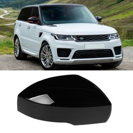 Moonlinks Compatible with Range Rover/Sport/LR4/Discovery Mirror Cover Replacement 2013-2020, Glossy Black Right Passenger Side Clip-on Mirror Cap WITH Turn Signal, Replace for LR035091