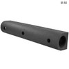 D-Shape 35.5" x 6" Rubber Loading Dock Bumper