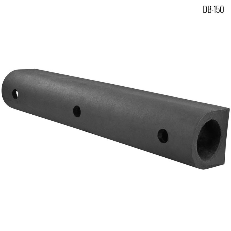D-Shape 35.5" x 6" Rubber Loading Dock Bumper