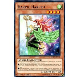 Yu-Gi-Oh! - Harpie Harpist - WIRA-EN041 - Rare - 1st Edition (WIRA-EN041) - Wing Raiders - 1st Edition - Rare