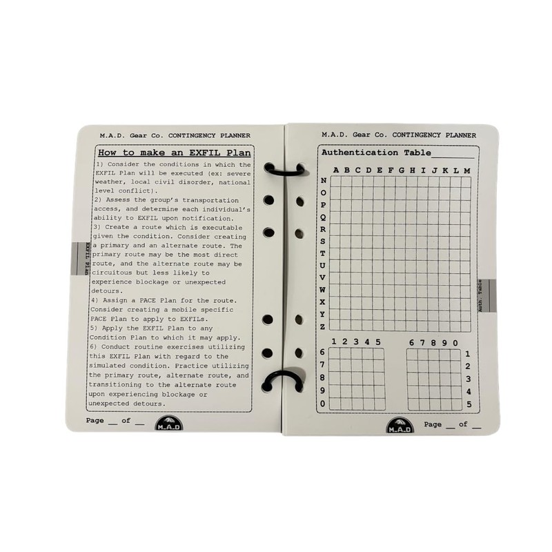 All-Weather Emergency Planner: Waterproof & Tear-Proof, for Family Safety &