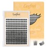 Leefrei Eyelash Cluster 10-18mm Wispy Eyelash Clusters D Curl DIY