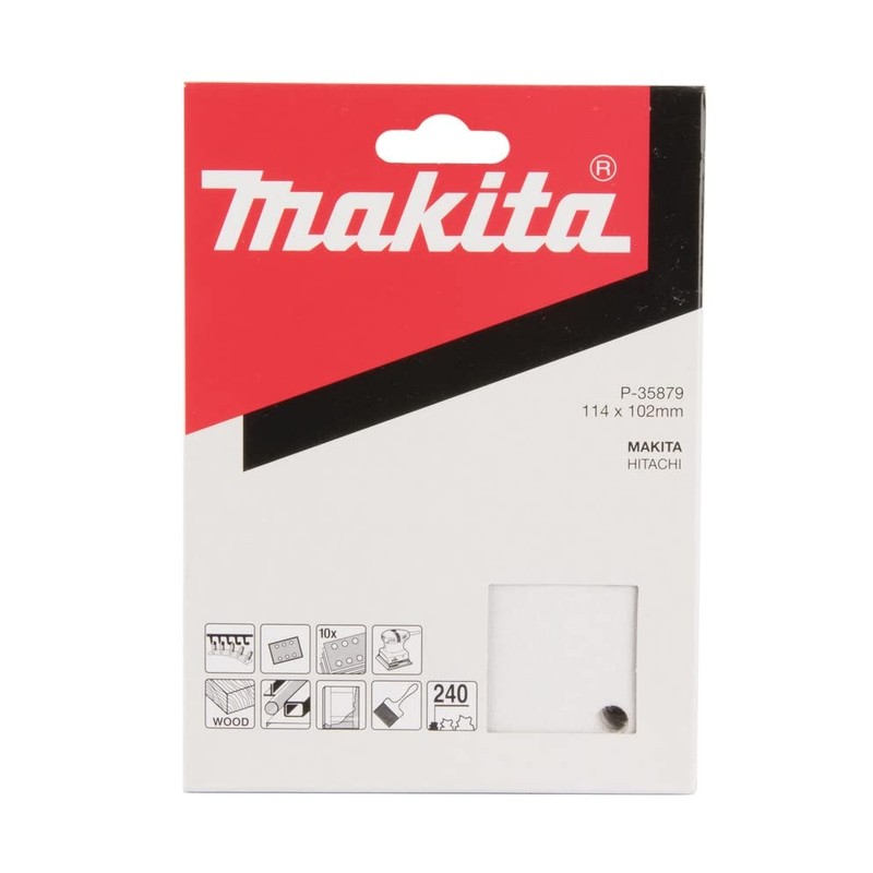 Makita P-35829 Palm Sander Sheets, White, 436 mm