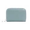 Women Zip Leather Wallet Card Holder Short Wallet RFID Blocking