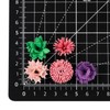 10 Style 3D Rollded Flowers Metal Cutting Dies for Card