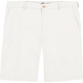 IZOD Men's Classic Saltwater 9.5" Flat Front Chino Short, Silver Birch, 29