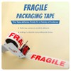 ZOPPER 6 x Packaging Tape 66m x 48mm | Fragile,