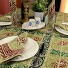 Sweet Us Trellis Whisper Cotton Tablecloth and One Plain Napkin,