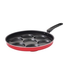 sisem 7-Cup Egg Frying Pan Skillet, Non Stick Egg Cooker Pan, Omelet Pan For Breakfast Pancake, Crepe Pan Gas Stove & Electronic (11.4in(7-cup eggpan))
