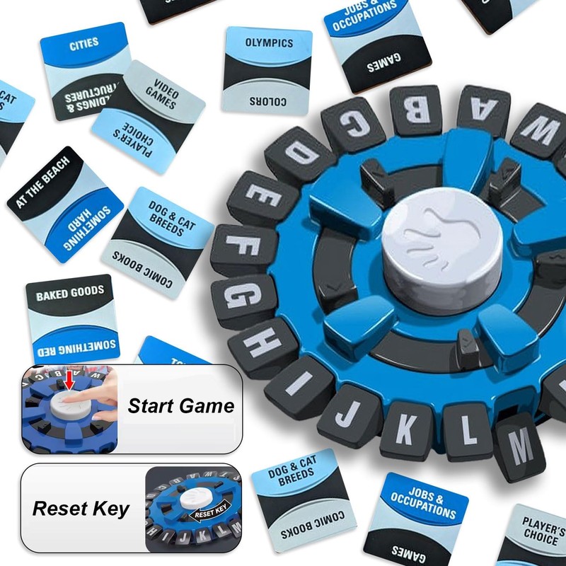 Tabletop Word Game, Word Puzzle Toy, Family Board Game, Educational