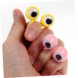 Vaguelly Googly Eye Finger Dolls Eyes Finger Puppets Googly Party Favour Eye Finger Toy Finger Eyes Sock Doll Novelty Finger Puppets Ring Doll Theatre Child Puzzle Glasses Pack of 10