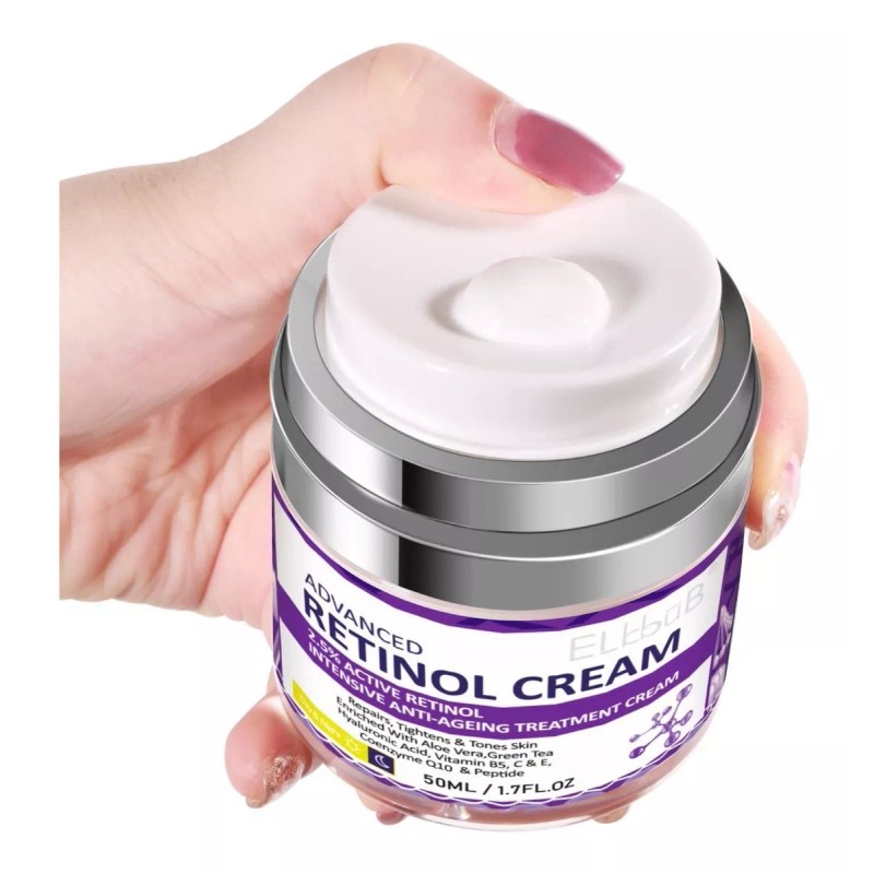 Elbbub Crema Antiarrugas Retinol 2.5% Té Verde Aloe Vera Rejuvenece