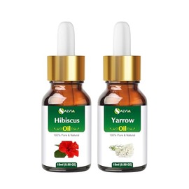 Salvia Essential Oil Bundle - Yarrow Essential Oil - 15ml & Salvia Hibiscus Oil - 15ml