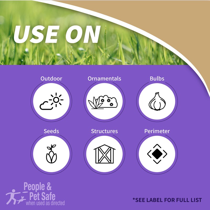 Bonide Repels-All Animal Repellent, 32 oz Ready-to-Use Spray, Outdoor Garden