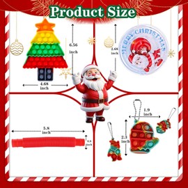 138Pcs Premium Christmas Party Favors Set, Bulk Christmas Goodie Bag Stuffers, Christmas Classroom Prizes, Christmas Themed Toys, Christmas Favors Gifts for Boys, Girls