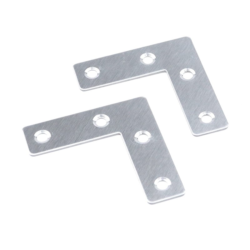 MY MIRONEY 2" x 2" Flat L Shape Repair Bracket