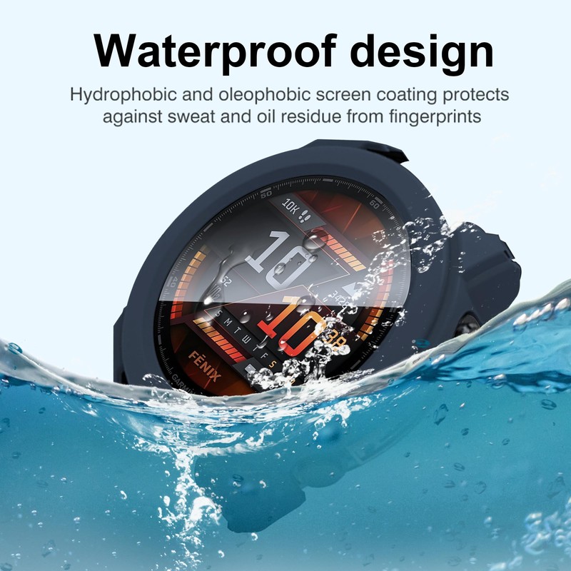 zZjoOoj Case for Garmin Fenix 8 47 mm Protective Case