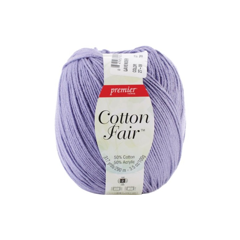 Premier Yarns Cotton Fair Solid Yarn-Lavender