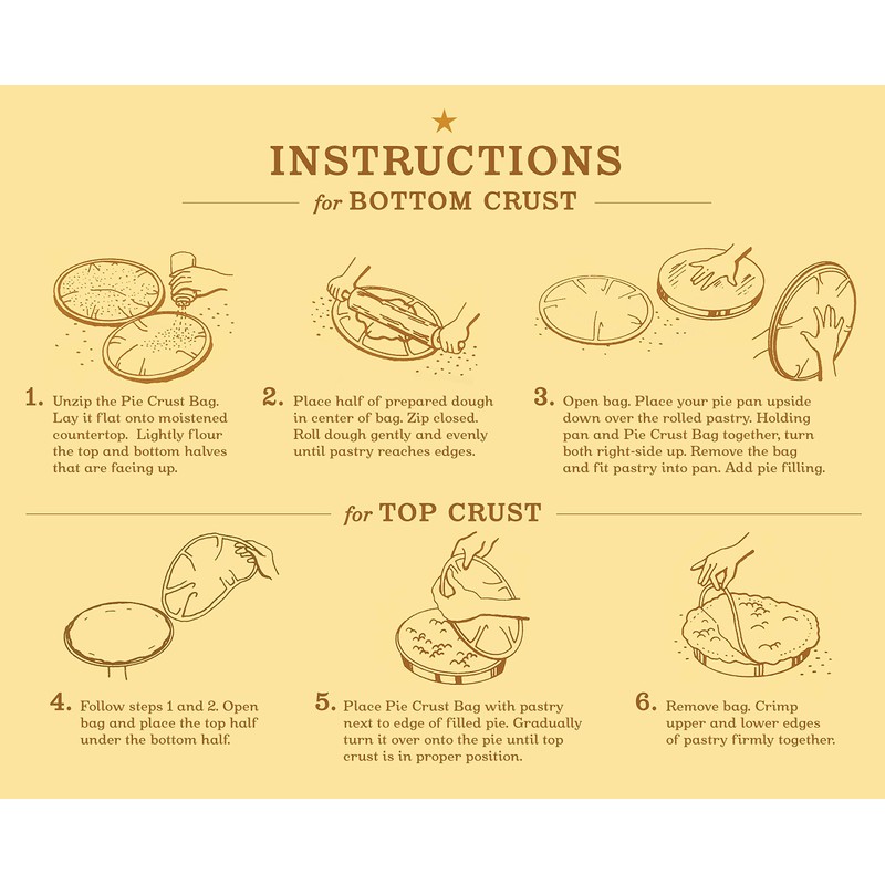 Mrs. Andersonâs Baking Harold Import Co. Pie Maker Bag, Clear