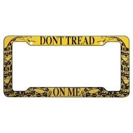 CHROMA 042564 Don't Tread On Me Plastic License Plate Frame
