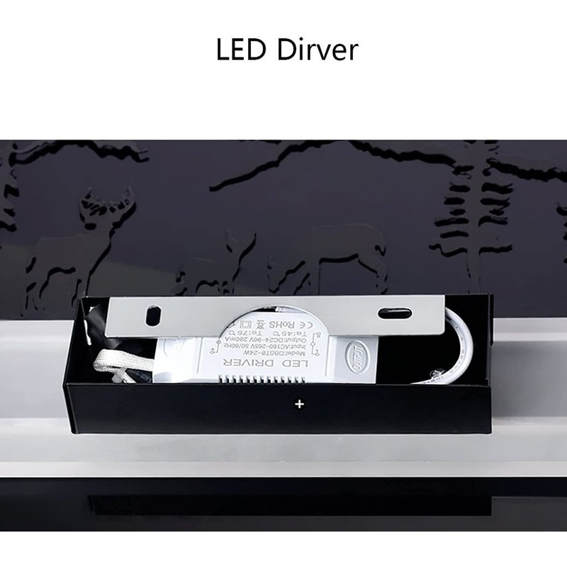 OIUNWLC LED Wall Sconce Lamp Indoor Wall Mounted Light Up