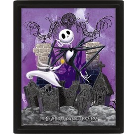 Pyramid International 3D Lenticular Poster - Nightmare Before Christmas (Graveyard) (3 Posters)