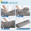 MAGIC ELEPHANT Body Pillow, Memory Foam Body Pillow for Adults,