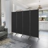 ecolinear Upgraded Room Divider Folding Privacy Screens 4 Panel Partitions