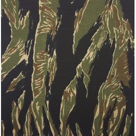 Dangerfield Arms TackGear Wrap 12"x12" Cordura Camouflage Adhesive Wrap 500 Denier Adhesive Back (Vietnam Tiger Stripe)