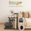 4-Step Pet Steps for Cats/Dogs, Cat Stairs with Sisal Scratching