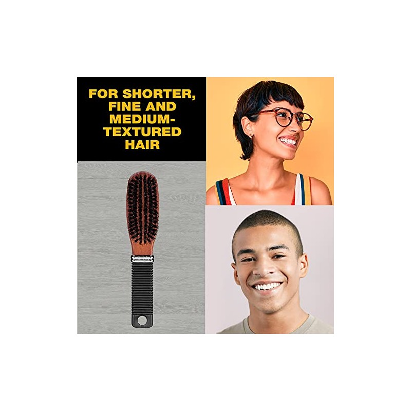 Conair Cepillo de cerdas de jabalí multiusos - Cepillo para