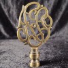 Detailed Open Cut LAMP FINIAL for old antique shade or