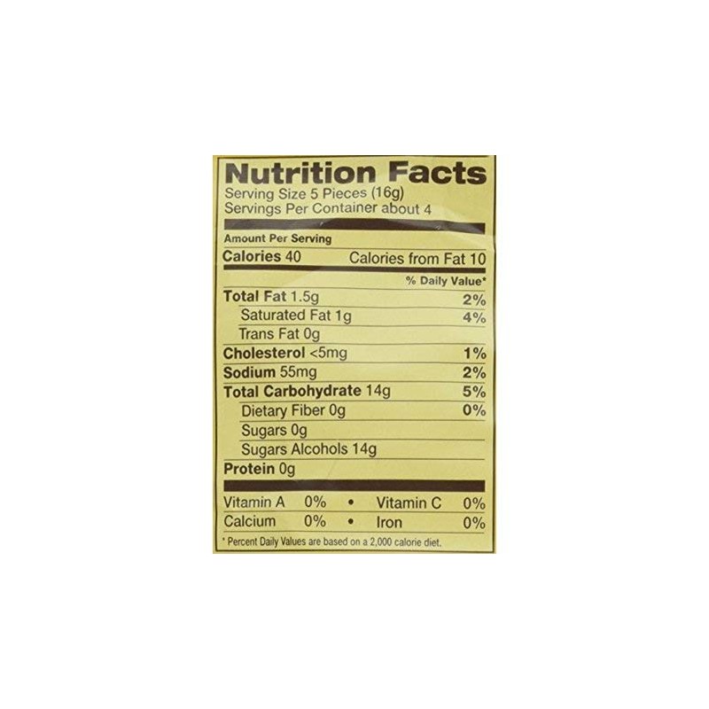 Werther's Original Caramel Chocolate Sugar Free Hard Candies 2.35 Oz(pack