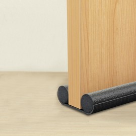 Draught Excluder for Doors 2-Piece Set Can Be Cut To The Desired Size Door Bottom Seal Durable And Aesthetically Appealing Door Draught Excluder Noise Reduction