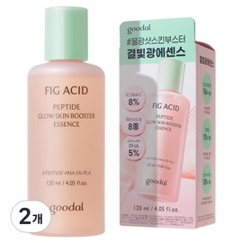 Goodal Fig Acid Peptide Skin Booster Shot Essence, 120ml, 2 pieces / 구달 피그 애씨드 펩타이드 스킨 부스터샷 에센스, 120ml, 2개
