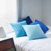 Topfinel Blue Throw Pillow Covers 18x18 Inch Set of 4,Soft